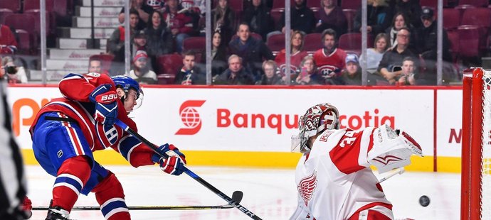 Petr Mrázek strávil ve hře 33:43 minut, než ho z branky vyhnal Charles Hudon, jenž upravoval už na 5:0 pro Canadiens.