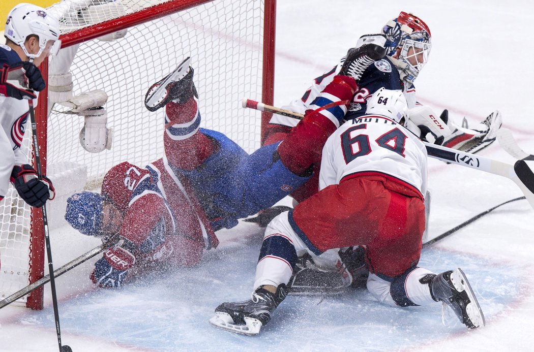 V kleci Sergeje Bobrovského skončil útočník Alex Galchenyuk z Montrealu