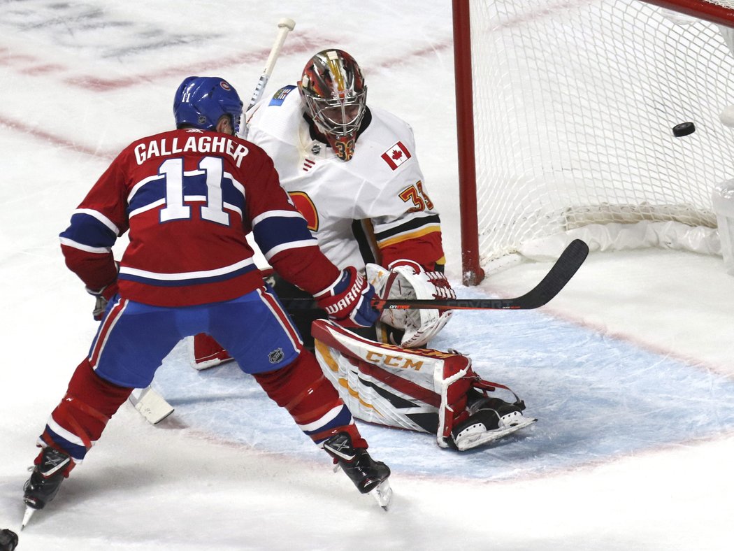 Brendan Gallagher překonal ve 38. minutě Davida Ritticha a Canadiens vedli 2:1