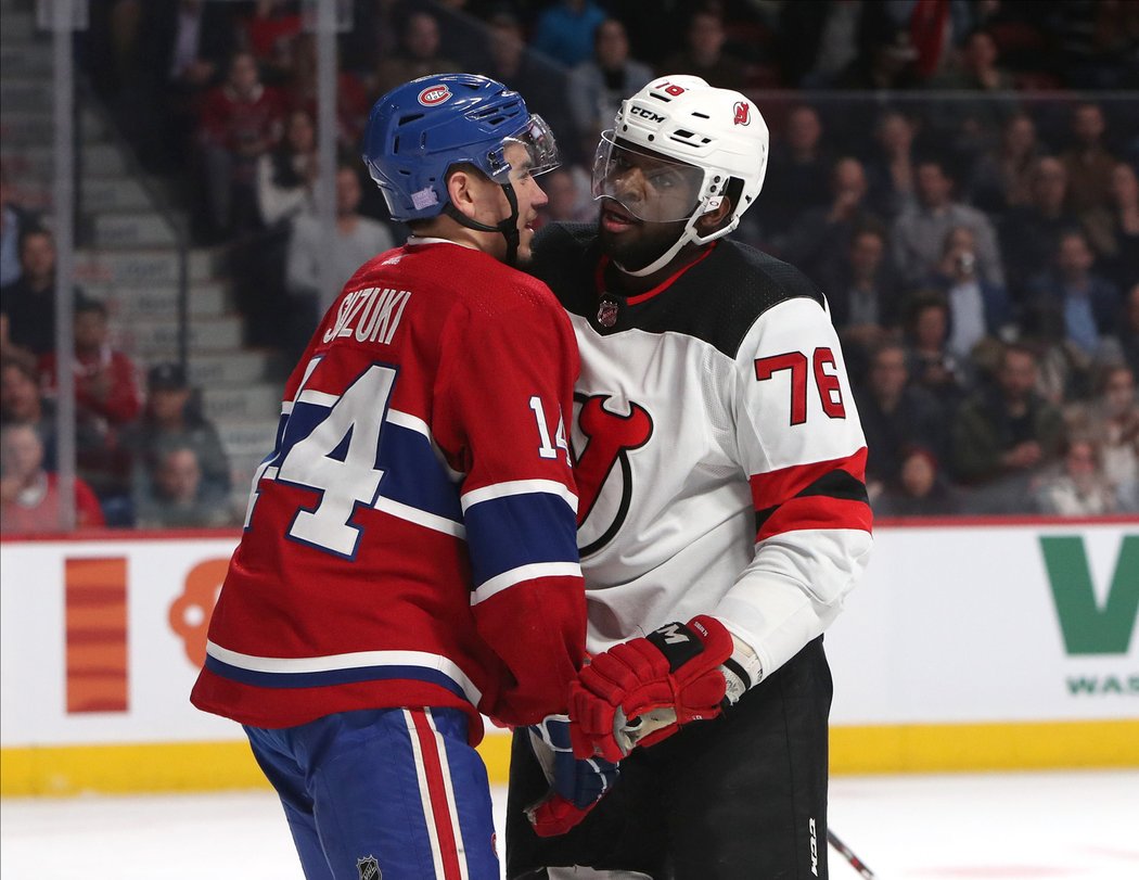 Obránce New Jersey P.K. Subban se vrátil na led bývalého zaměstnavatele výhrou 6:4.