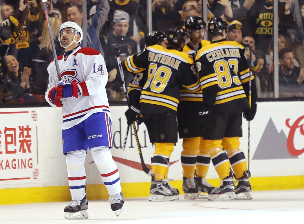 Tomáš Plekanec si ze zápasu s Bruins odnesl jeden záporný bod