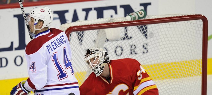 Tomáš Plekanec skóroval proti Calgary v přesilové hře. K výhře to stejně nestačilo.