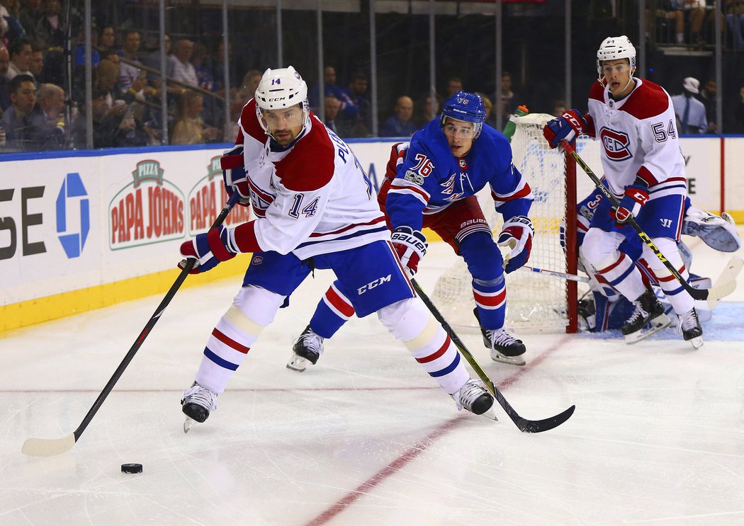 Tomáš Plekanec odehrál 14 minut a 41 vteřin a čtyřikrát vystřelil na bránu