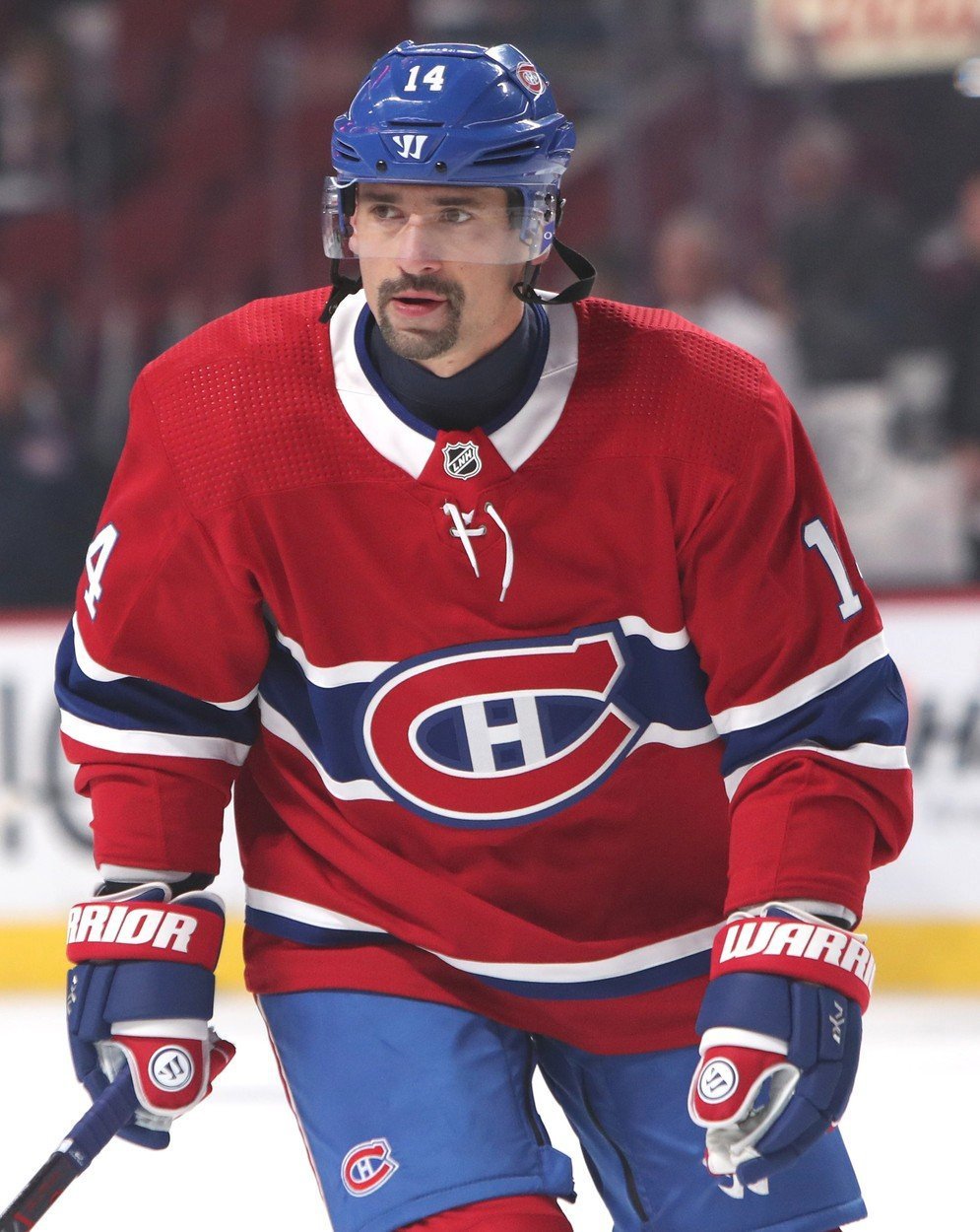 Tomáš Plekanec v dresu Montrealu (a svém legendárním roláku)