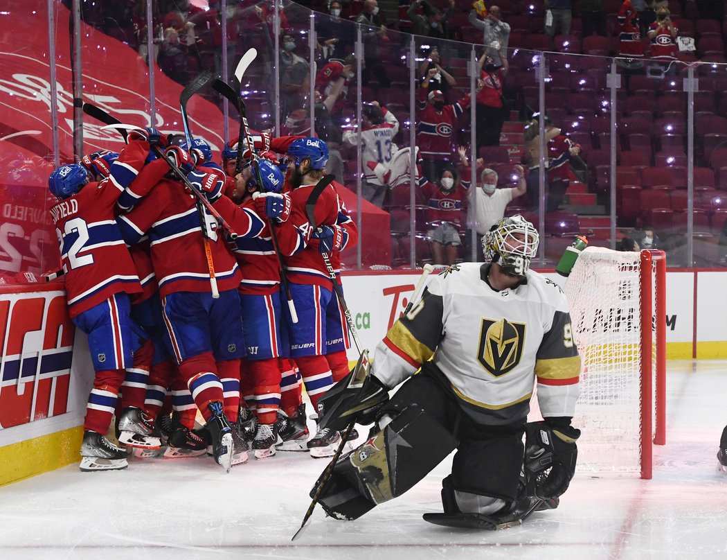 Montreal je ve finále Stanley Cupu, Vegas udolal v prodloužení 6. zápasu
