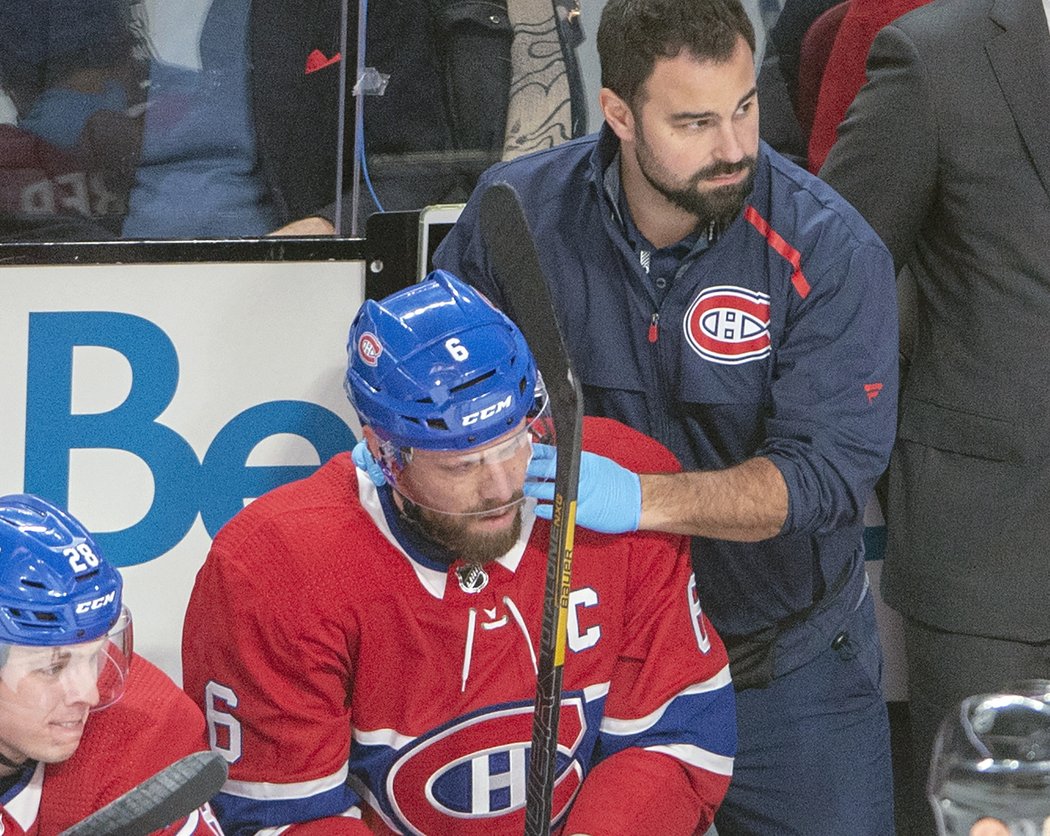 Shea Weber nedohrál proti Minnesotě po zásahu pukem do obličeje