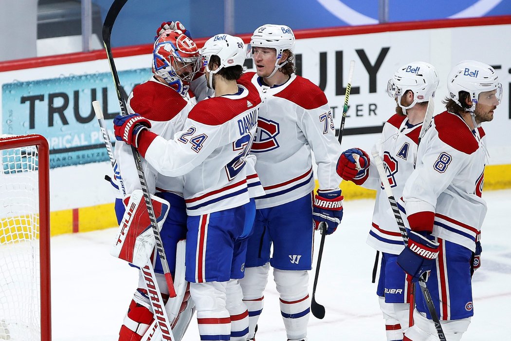 Montreal oslavuje druhé vítězství v sérii s Winnipegem