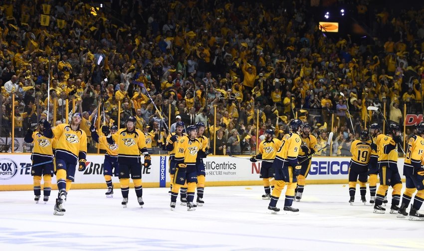 Hokejisté Nashvillu porazili Pittsburgh 5:1 a snížili stav finálové série Stanley Cupu na 1:2 na zápasy. Ve druhé třetině otočili stav z 0:1 na 3:1.