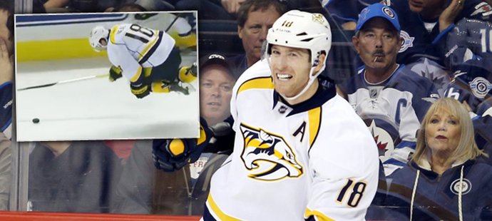 James Neal byl jako vůbec první hráč NHL potrestán pokutou dva tisíce dolarů za simulování