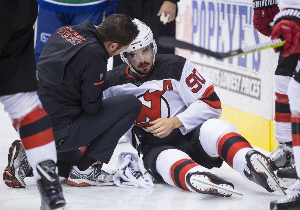 Marcus Johansson se proti Vancouveru zranil a nedohrál