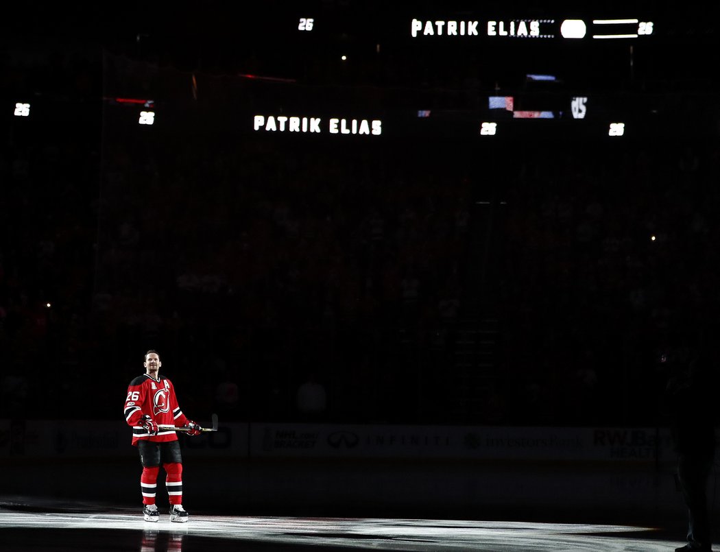 Patrik Eliáš si vysloužil potlesk fanoušků Devils a naposledy se s klubem rozloučil