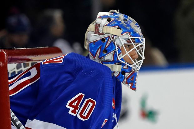 Čech Pavel Francouz má v týmu šampionů nového kolegu - dosavadního brankáře newyorských Rangers Alexandara Georgijeva Čech Pavel Francouz má v týmu šampionů nového kolegu - dosavadního brankáře newyorských Rangers Alexandara Georgijeva