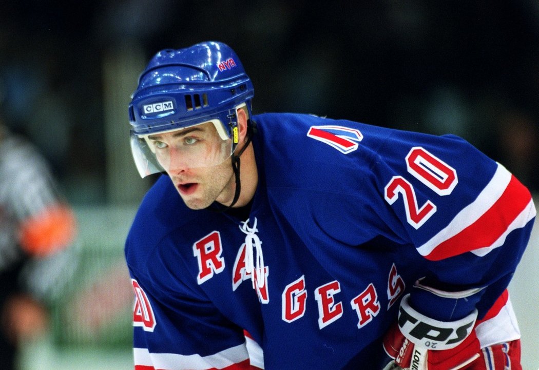 Český hokejista Radek Dvořák v dresu New York Rangers