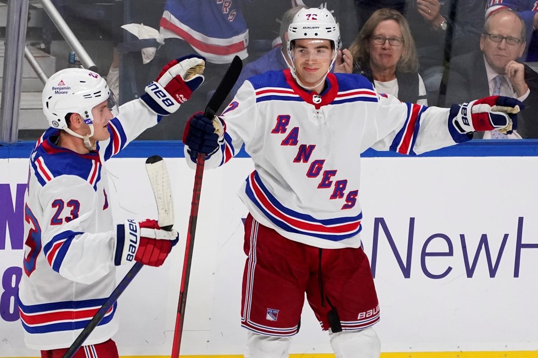 Filip Chytil se s Rangers v noci na úterý postaví proti Calgary