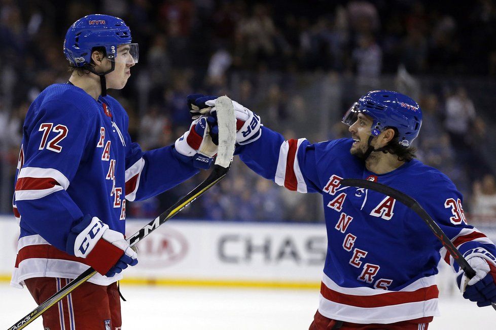 Chytil v premiéře za Rangers zazářil a vstřelil vítězný gól