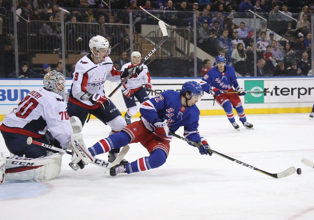 Filip Chytil se vrátil do sestavy Rangers, prohře s Washingtonem nezabránil