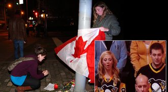 Uctili oběť střelby. Američtí fanoušci zpívali hymnu Kanady
