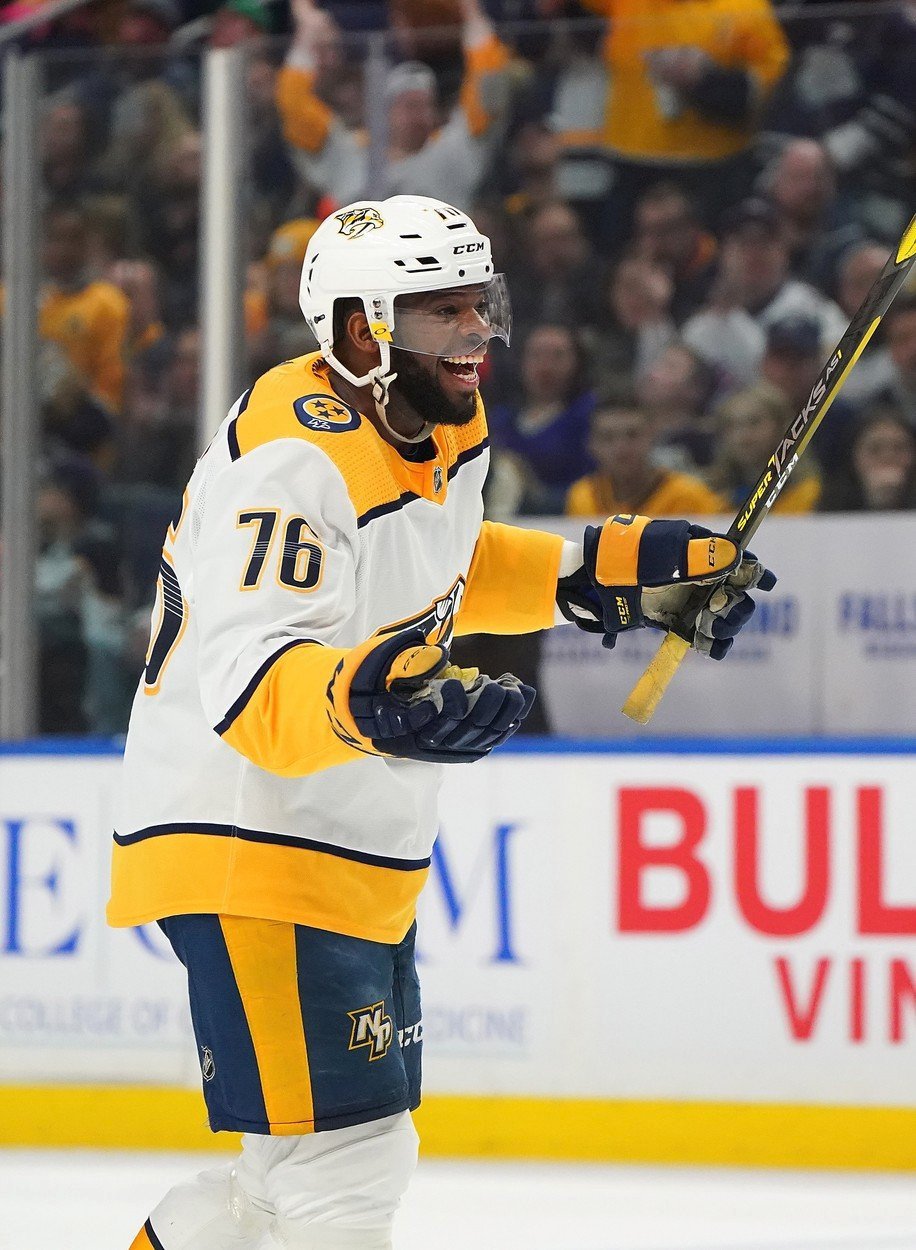 P.K. Subban zaznamenal v loňské sezoně za Nashville devět branek a 22 asistencí. Další body bude přidávat za New Jersey.