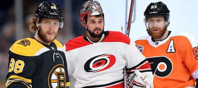 David Pastrňák, Petr Mrázek a Jakub Voráček patří do smečky Čechů, která zasáhne v NHL do bojů o Stanley Cup