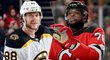 Bruins smázli New Jersey na jejich ledě 5:1, bodovali popáté v řadě a jsou třetím nejlepším týmem NHL. Naopak v Devils mají úplně jiné starosti, před sezonou se bili do prsou a mluvili o Stanley Cupu, místo toho jsou v krizi a největší posila stagnuje.