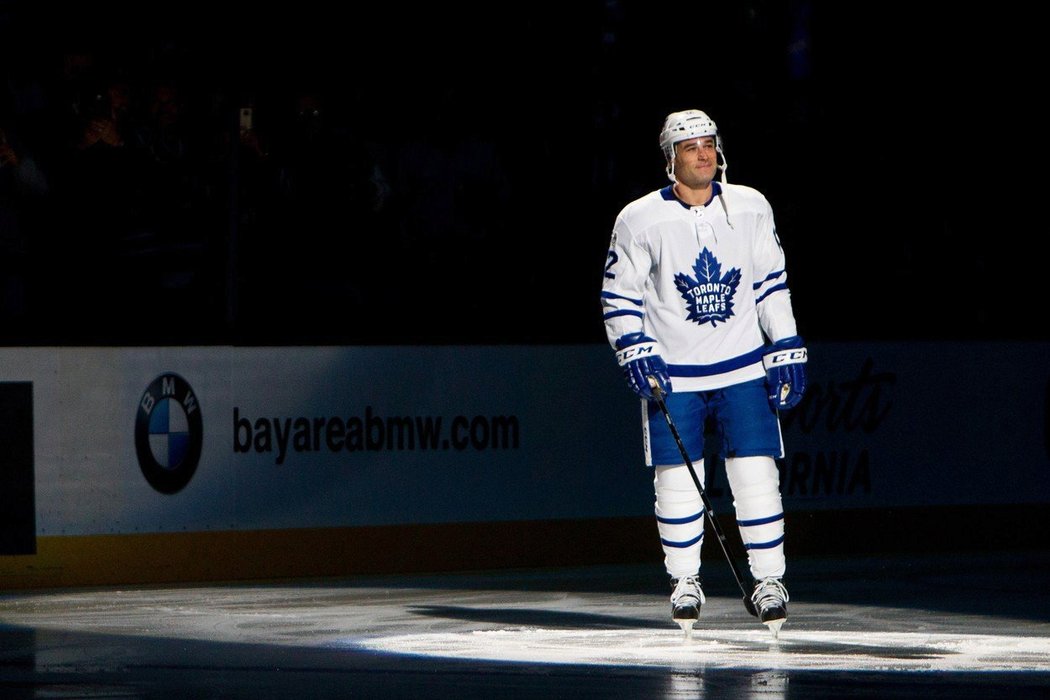 Patrick Marleau si na ledě San Jose užil chvíle dojetí