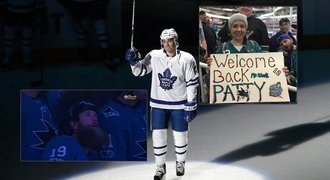 Díky, Patty! Sharks oslavovali legendu, slzel hráč i bývalý parťák z útoku