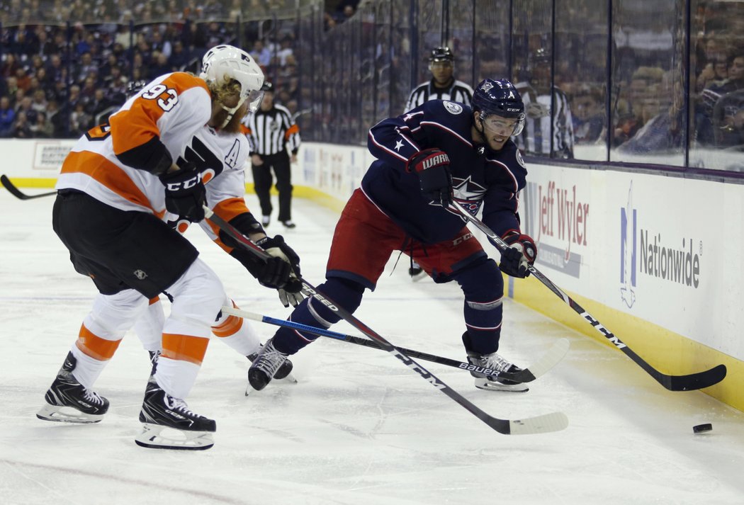 Jakub Voráček skóroval v NHL ve třetím utkání za sebou, navrch přidal asistenci, ale s Philadelphií prohrál v Columbusu 3:4 v prodloužení.