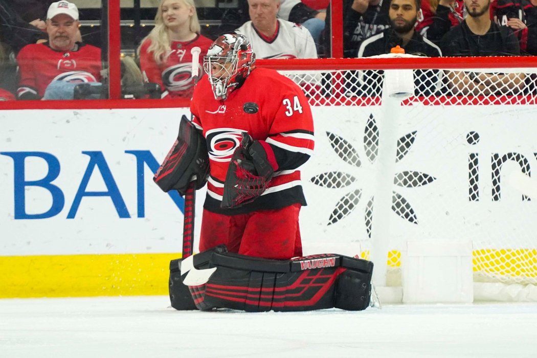 Petr Mrázek byl vyhlášen druhou hvězdou zápasu Flyers - Hurricanes