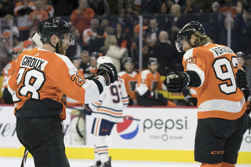 Jakub Voráček přispěl k výhře Flyers třemi nahrávkami