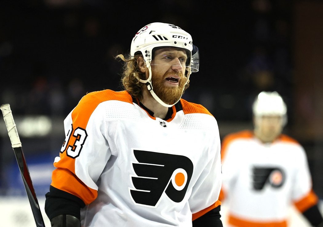 Jakub Voráček v dresu Philadelphie