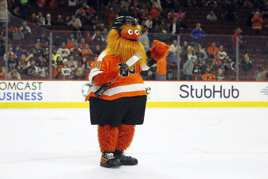 Gritty je od této sezony maskotem Philadelphia Flyers