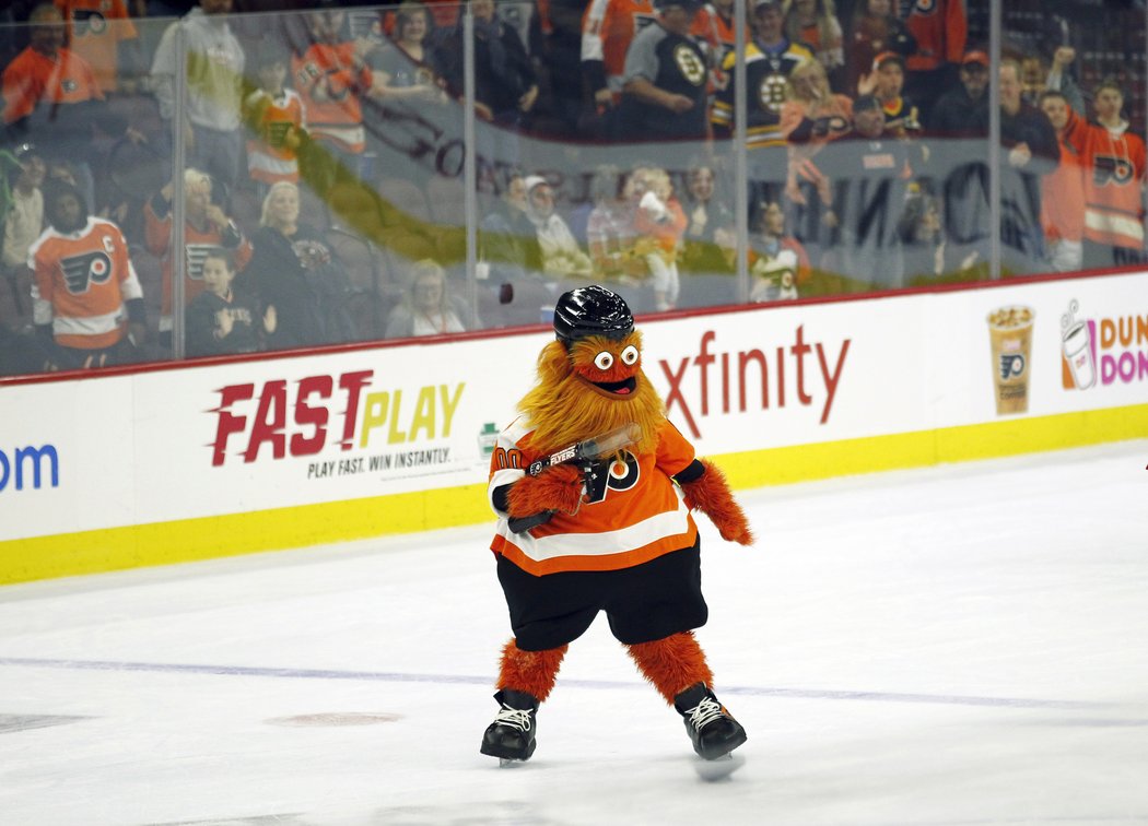 Gritty je od této sezony maskotem Philadelphia Flyers