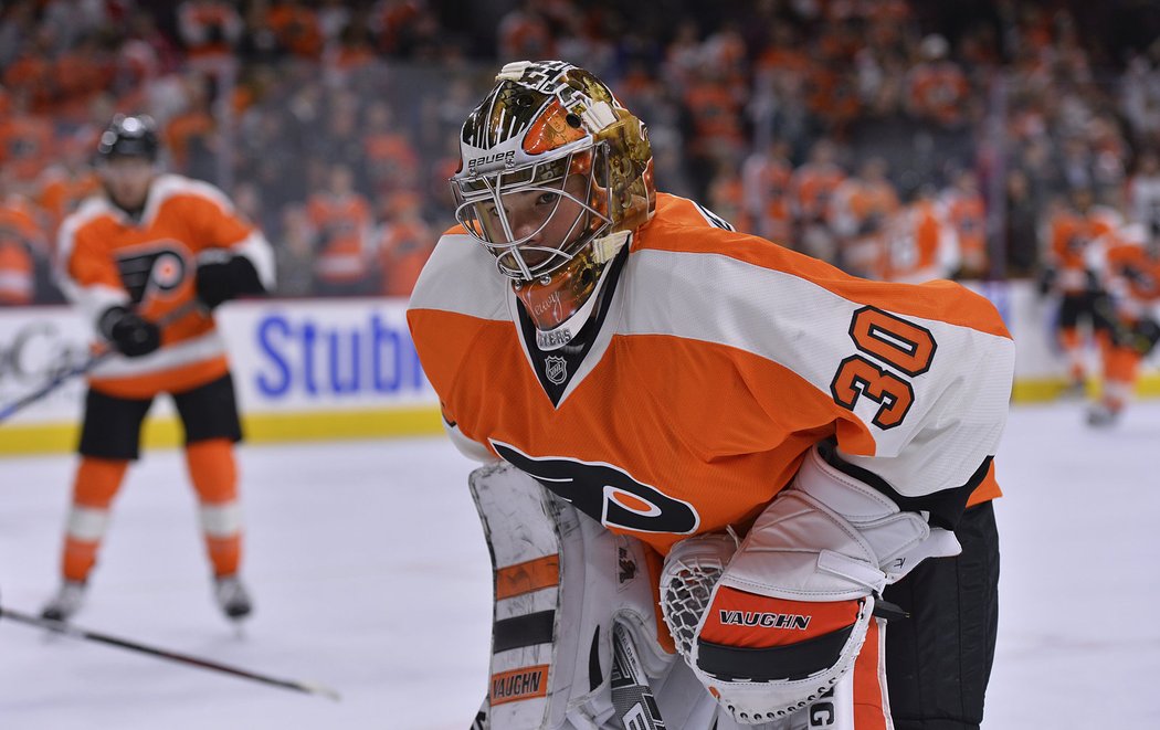 Michal Neuvirth má za sebou jednu sezonu v barvách Philadelphie