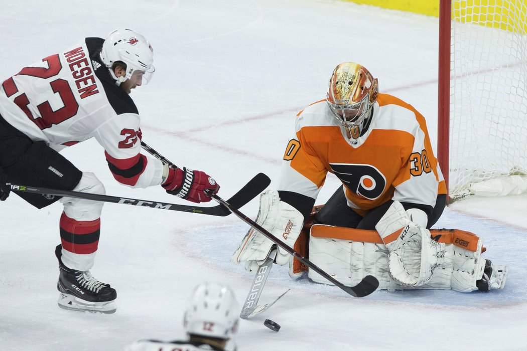 Michal Neuvirth dostal jediný gól a vychytal výhru Philadelphie nad New Jersey