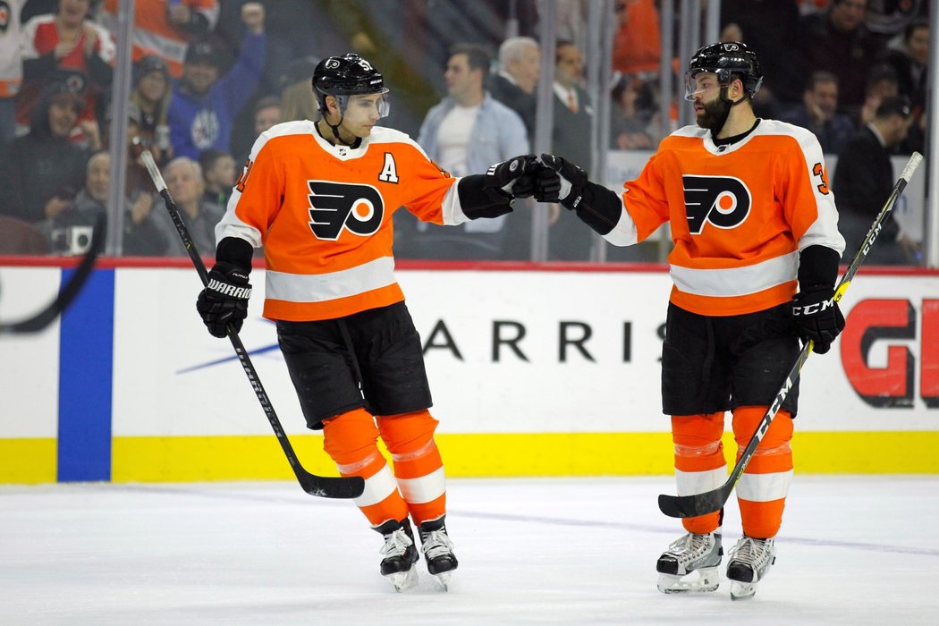 Obránce Radko Gudas skóroval, ale Philadelphii stačila jeho branka jen na bod