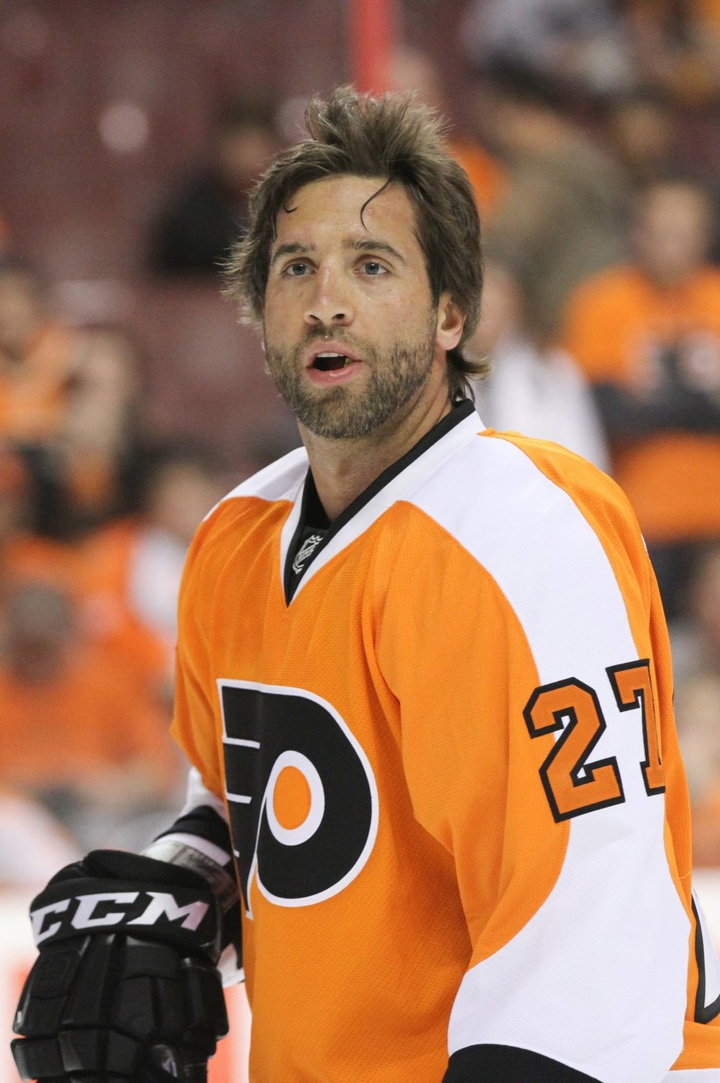 Maxime Talbot, spoluhráč, vítěz Stanley Cupu s Pittsburghem.