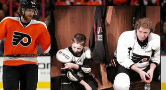 Voráček splnil sen 11letému klukovi s nádorem: Trénoval s Flyers