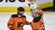 Jakub Voráček a Steve Mason už ví, že letos se s Philadelphií do play of podívají