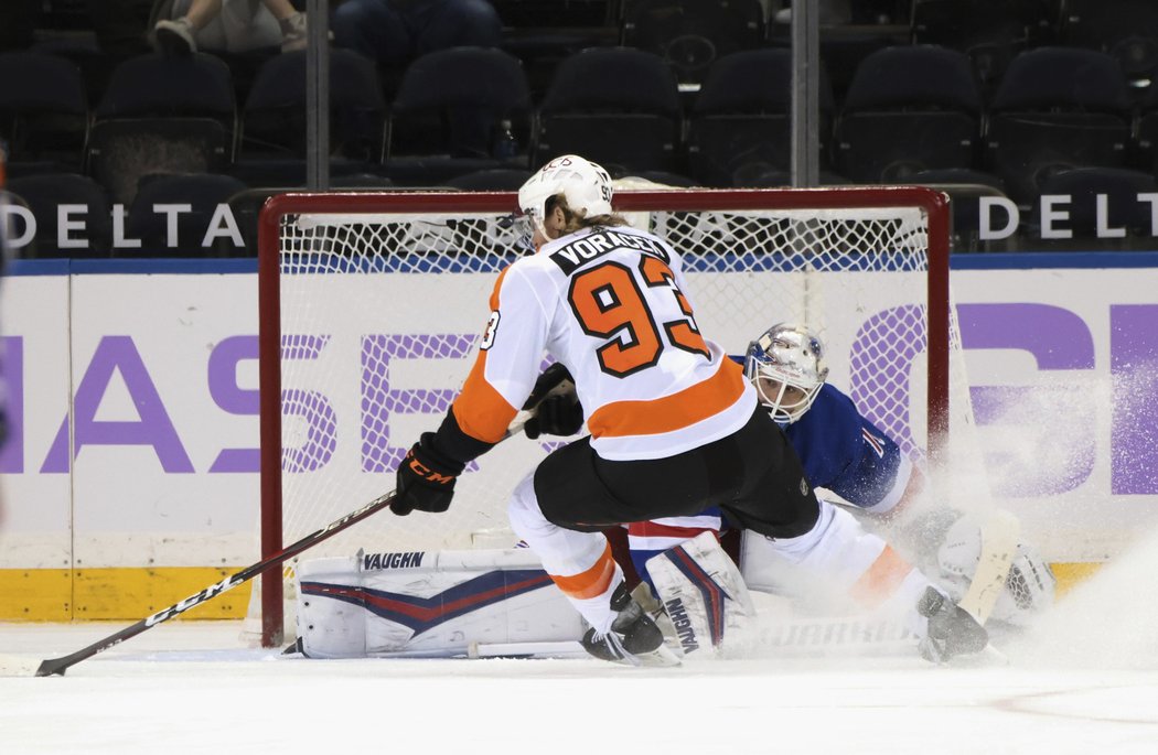 Jakub Voráček v dresu Philadelphie Flyers