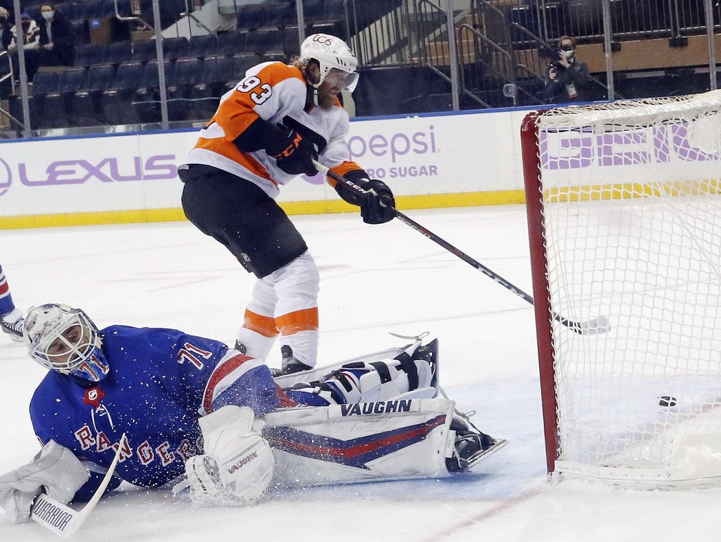 Jakub Voráček v dresu Philadelphie Flyers