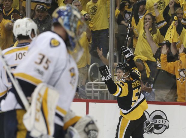 Jake Guentzel měl nejvíc vítězných gólů v play off Jake Guentzel měl nejvíc vítězných gólů v play off