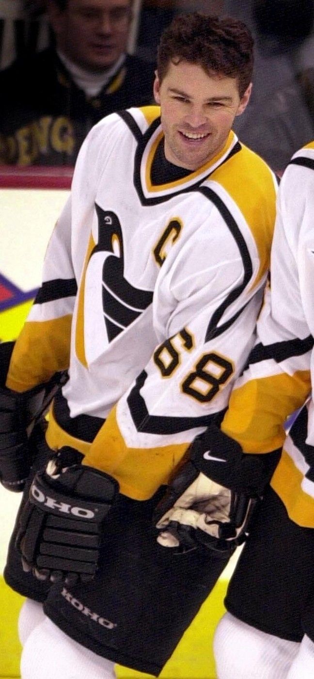 Jaromír Jágr v dresu Pittsburgh Penguins.