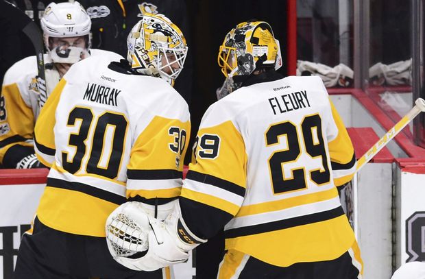Matt Murray a Marc-Andre Fleury vytvořili solidní dvojici Matt Murray a Marc-Andre Fleury vytvořili solidní dvojici