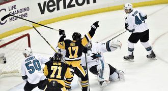 Hertl prvním střelcem San Jose ve finále, výhru ale bral Pittsburgh