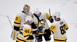 Hokejisté Pittsburghu se radují z výhry