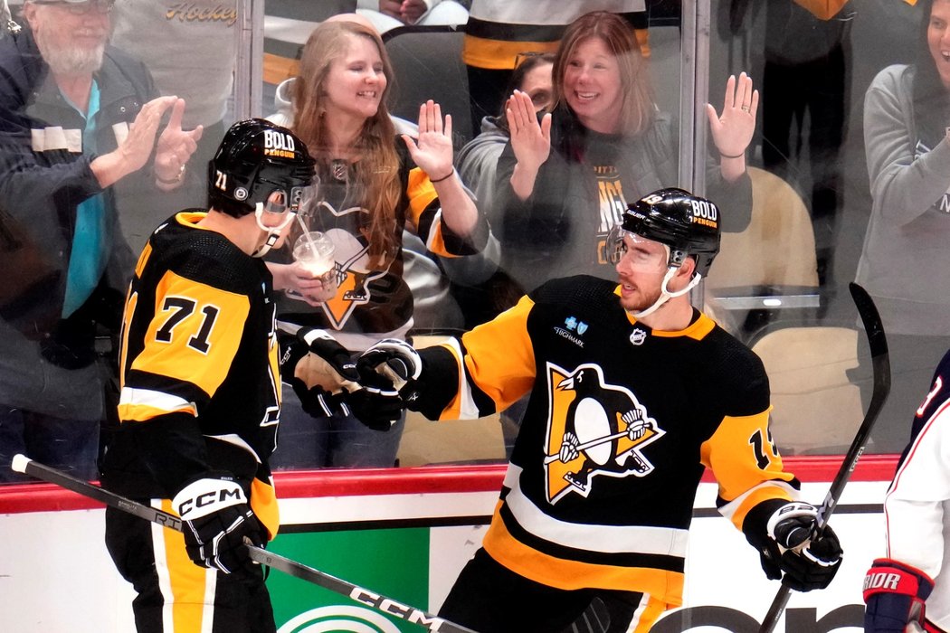 Velká radost hráčů Pittsburghu