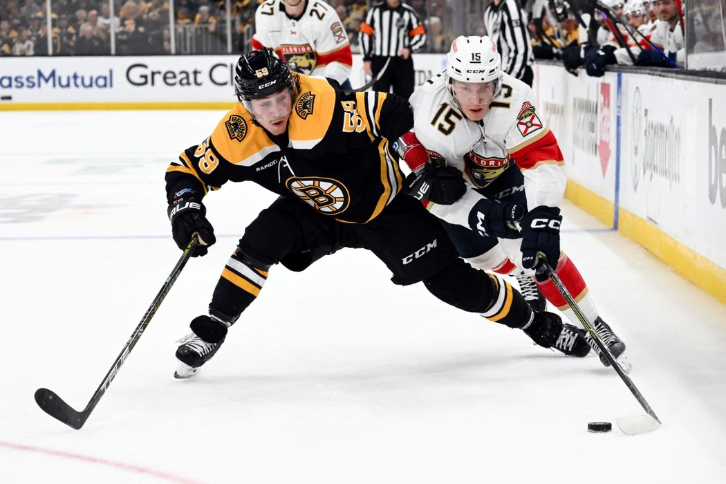 Útočník Bostonu Tyler Bertuzzi zažil náramně povedenou premiéru v play off NHL