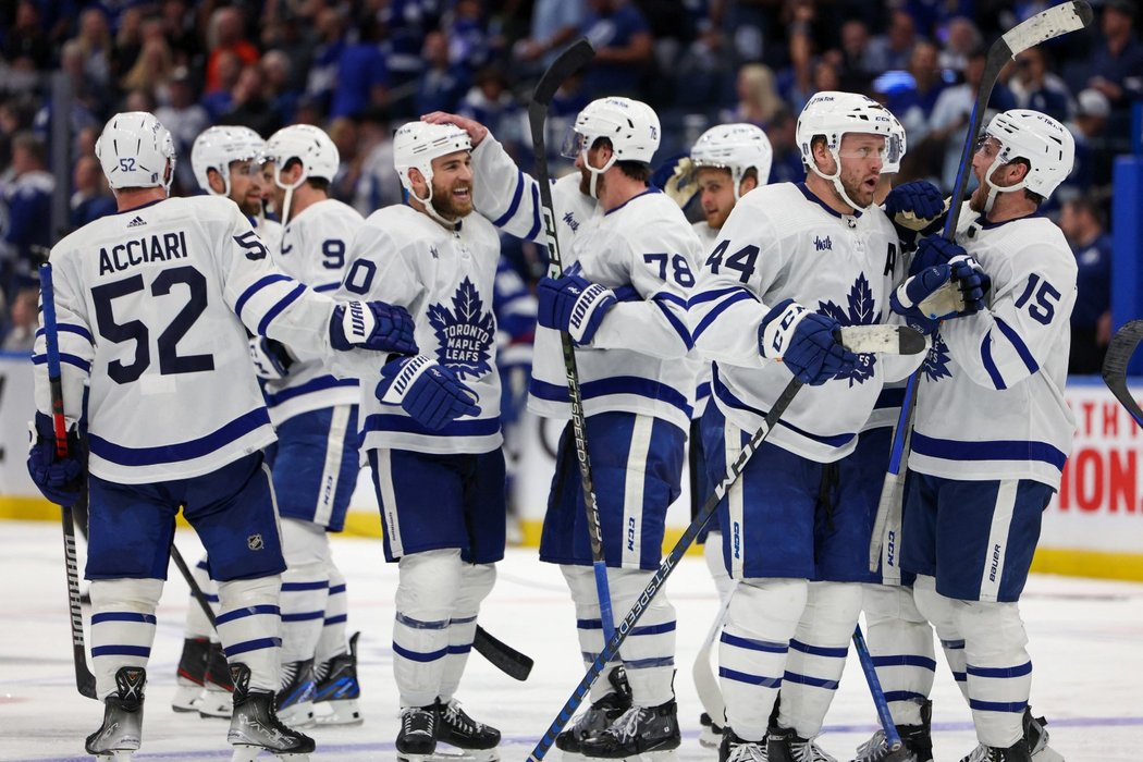 Toronto Maple Leafs postupují do druhého kola play off poprvé od roku 2004