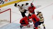Utkání hokejového play off NHL mezi Bostonem Bruins a Washingtonem Capitals