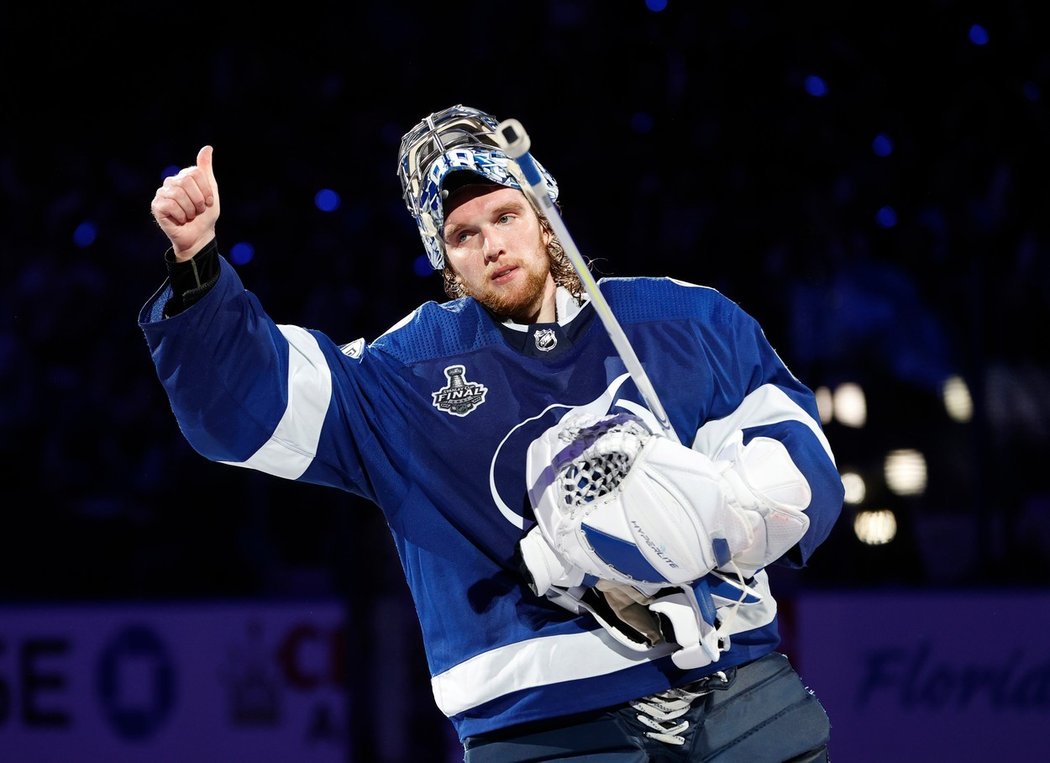 Brankář Andrej Vasilevskij měl významný podíl na druhé výhře Tampy Bay ve finále Stanley Cupu